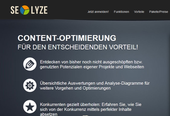 SEOlyze Screen